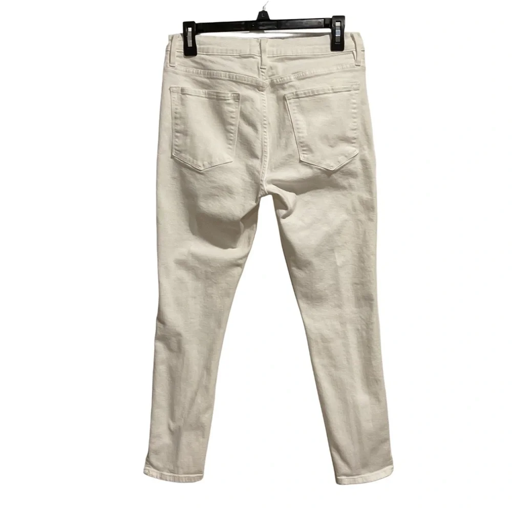 Frame Le Skinny De‎ Jeanne Crop Women’s Jeans size 30 White - Picture 2 of 12